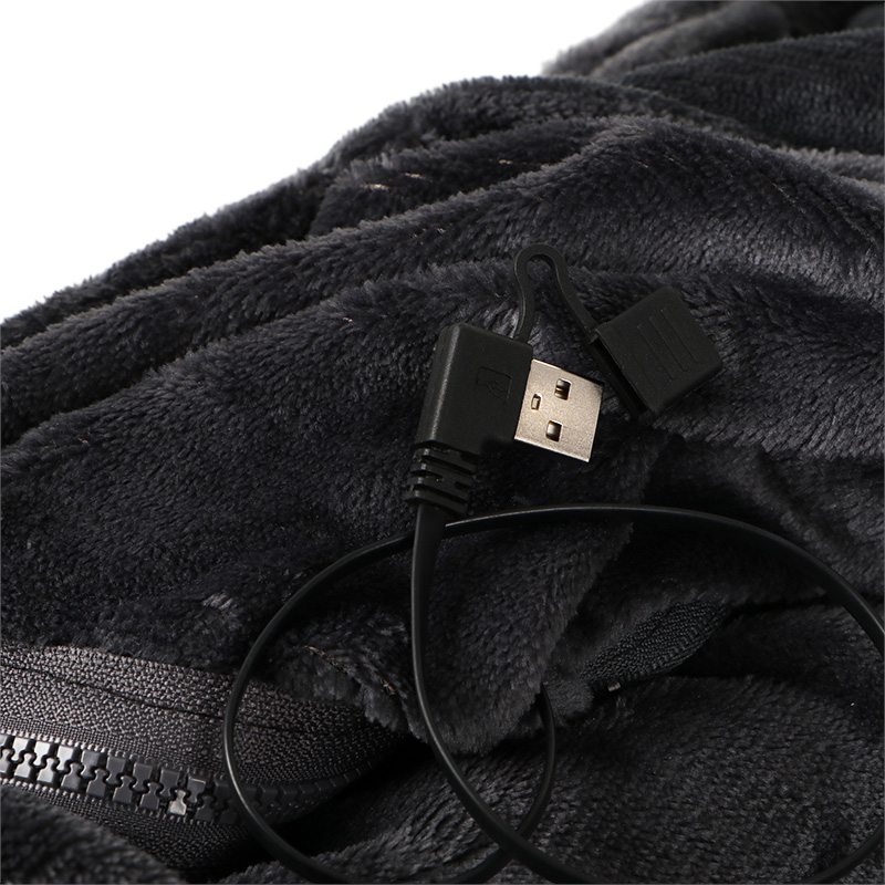 Usb Charging Wearable Heating Throw Blanket Shawl 3 Gears Adjustable electric heated throw electric blanket for winter