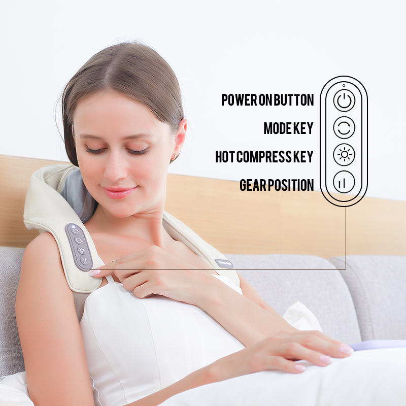Heating Neck Massager with 5D Functionality